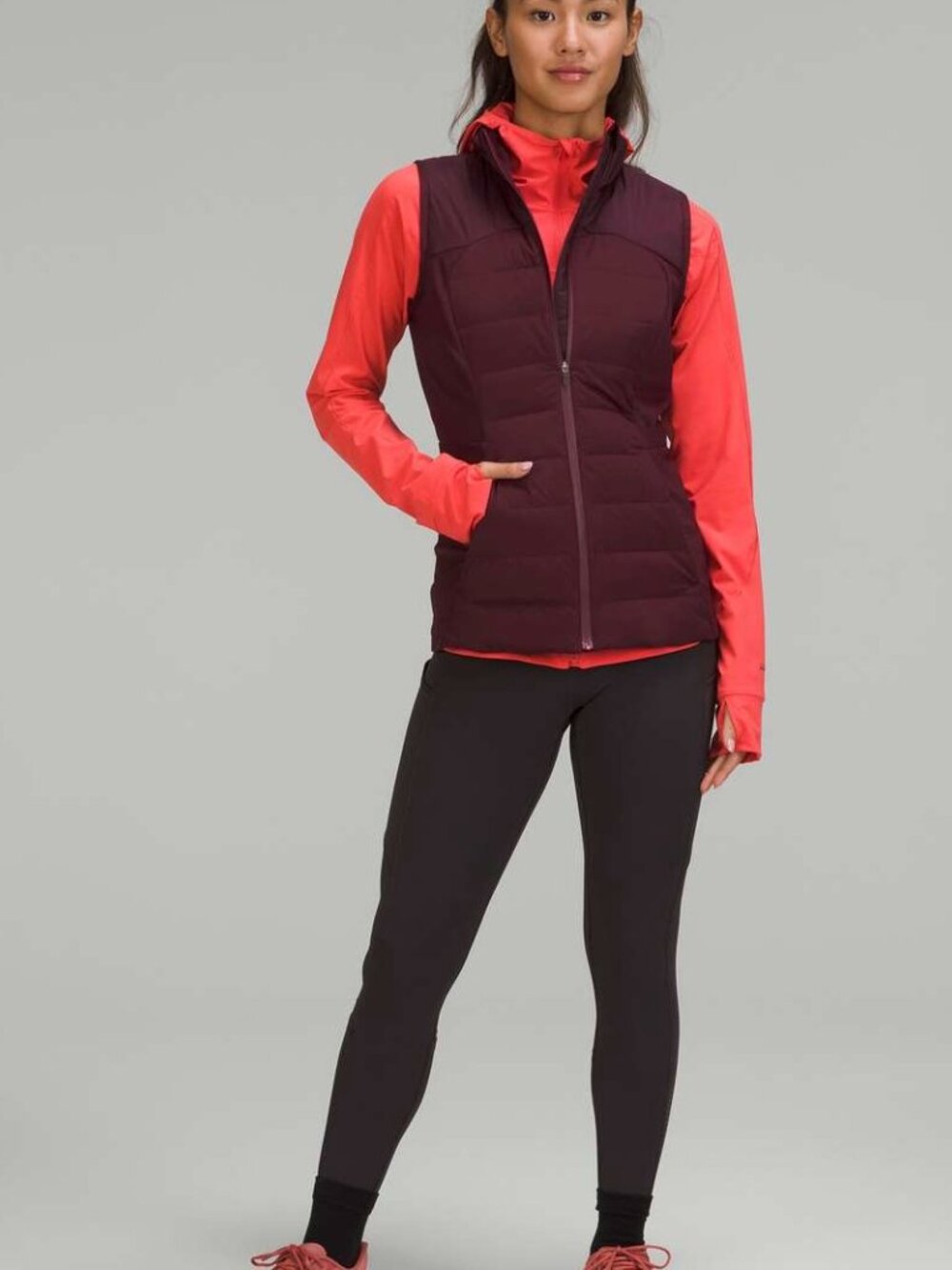 LULULEMON women's down for it all vest size 8